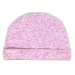 Rose Textiles - 100% Algodão Orgânico Pacote com 5 - Conjunto de Chapéu e Luva, Coração Rosa