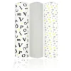 Rose Textiles - 3 Pk Knit Swaddles, Grey Abc's