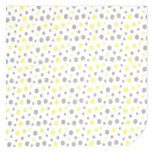 Rose Textiles - 3 Pk Knit Swaddles, Grey Abc's