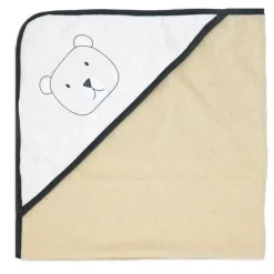 Rose Textiles - 3 Toalhas com Capuz C/ 5 Toalhas de Rosto, Urso