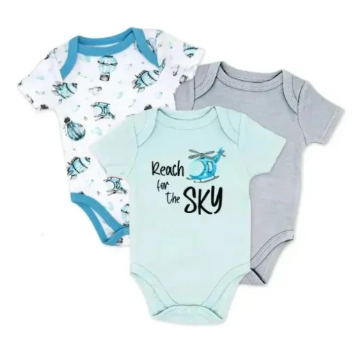 Rose Textiles - Baby Boy's Bodysuit Helicopter