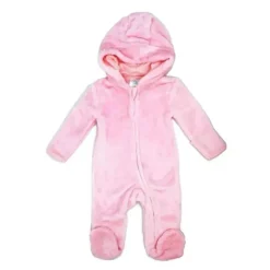Rose Textiles - Baby Gilrs Fleece Pramsuit