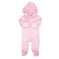 Rose Textiles - Baby Gilrs Fleece Pramsuit