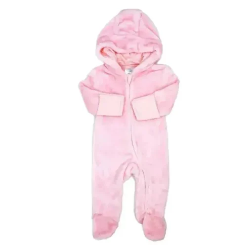 Rose Textiles - Baby Gilrs Fleece Pramsuit