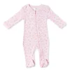 Rose Textiles - Baby Girl Heather Sleeper, Coração