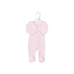 Rose Textiles - Baby Girl Heather Sleeper, Coração