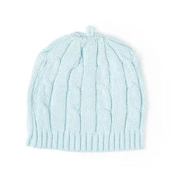 Rose Textiles - Baby Mode Signature Blue Cable Knit Beanie