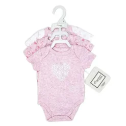 Rose Textiles - Body 100% Orgânico 3 Pk, Rosa