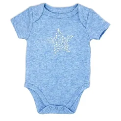 Rose Textiles - Body 100% Orgânico 3 Pk, Azul