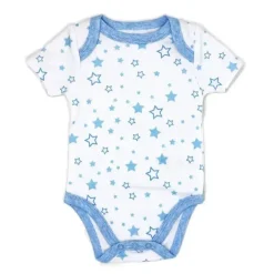 Rose Textiles - Body 100% Orgânico 3 Pk, Azul