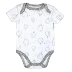 Rose Textiles - Body 100% Orgânico 3 Pk, Cinza