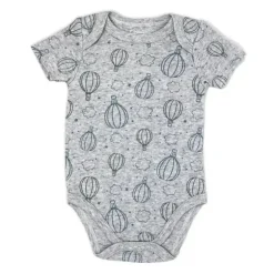 Rose Textiles - Body 100% Orgânico 3 Pk, Cinza