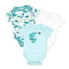 Rose Textiles - Body para menino com 3 unidades, Dino