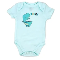 Rose Textiles - Body para menino com 3 unidades, Dino