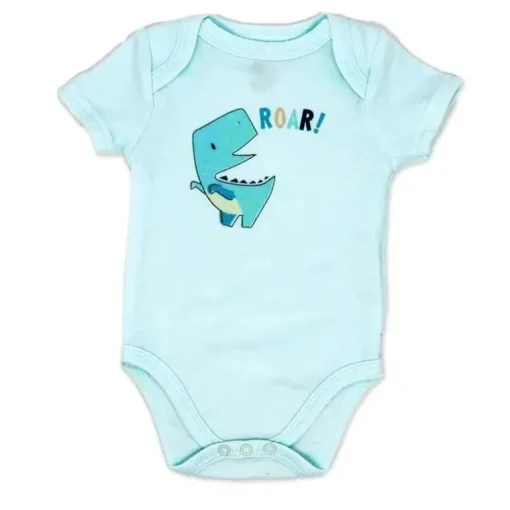 Rose Textiles - Body para menino com 3 unidades, Dino