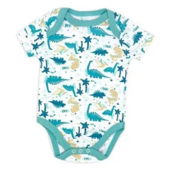 Rose Textiles - Body para menino com 3 unidades, Dino