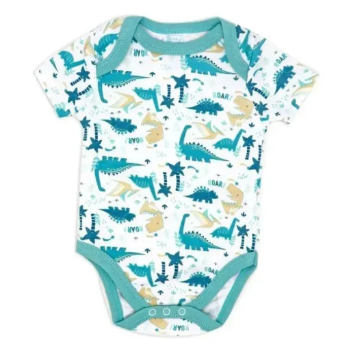 Rose Textiles - Body para menino com 3 unidades, Dino