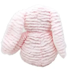 Rose Textiles - Brinquedo de pelúcia com sulcos, coelho rosa