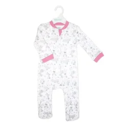 Rose Textiles - Capa Interlock para Meninas, Coelhinhos