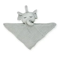 Rose Textiles - Chupeta de Musselina Nunu, Elefante
