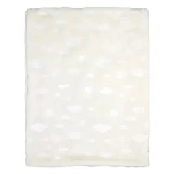 Rose Textiles - Cobertor de pelúcia prensado, Tan Sky