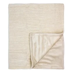 Rose Textiles - Cobertor de lã de vison e aveia para bebê