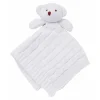 Rose Textiles - Cobertor de malha de segurança, Urso Branco