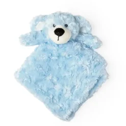 Rose Textiles - Cobertor de segurança de pelúcia encaracolado para cachorro, azul