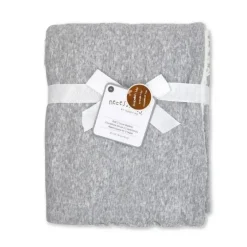 Rose Textiles - Cobertor Sherpa Urze Cinza