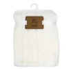 Rose Textiles - Cobertor Sherpa Esculpido, Cru