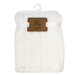 Rose Textiles - Cobertor Sherpa Esculpido, Cru