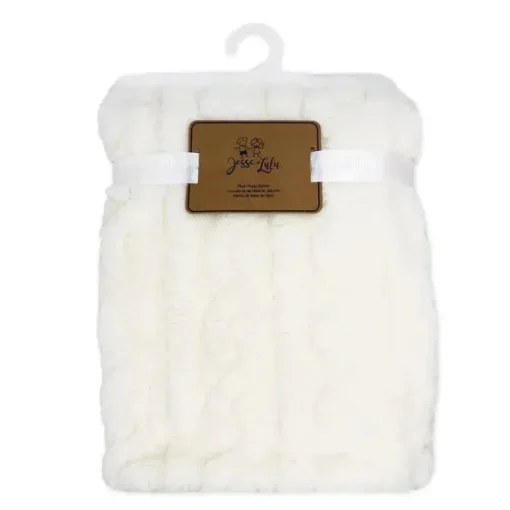 Rose Textiles - Cobertor Sherpa Esculpido, Cru