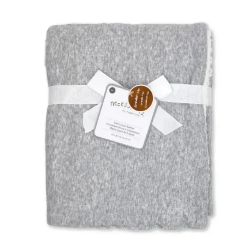 Rose Textiles - Cobertor Sherpa Urze Cinza