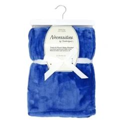 Rose Textiles - Cobertor super grosso e macio, azul