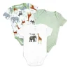 Rose Textiles - Conjunto de body neutro com 3 unidades, Safari