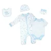 Rose Textiles - Conjunto de bolsa de malha 5Pk Baby Boy Star