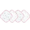 Rose Textiles - Conjunto de toalhas de banho de 4 peças - Elefante rosa e balão