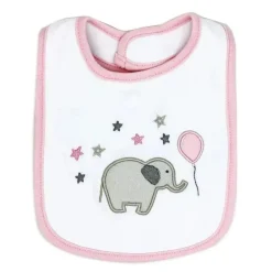 Rose Textiles - Conjunto de 5 peças de elefante balão, rosa