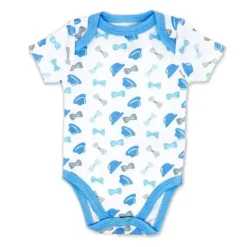 Rose Textiles – Conjunto de body para menino com 3 unidades, cavalheiro