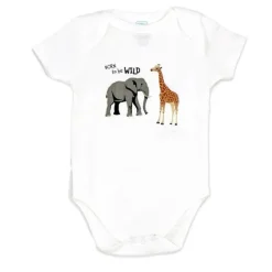 Rose Textiles - Conjunto de body neutro com 3 unidades, Safari