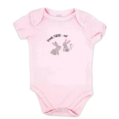 Rose Textiles - Conjunto de body feminino com 3 unidades, coelhinhos
