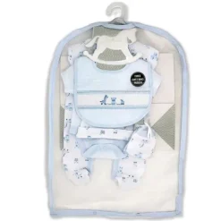Rose Textiles - Conjunto de 5 peças para meninos com sacola de presente, caixa de brinquedos
