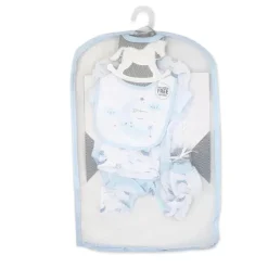 Rose Textiles - Conjunto de bolsa de malha de 5 peças para meninos, Lua