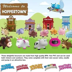 Rose Textiles - Farm Hopper, Vaca Branca