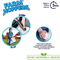 Rose Textiles - Farm Hopper, Vaca Branca