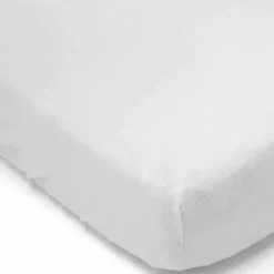 Rose Textiles - Folha de berço de flanela sólida, cinza