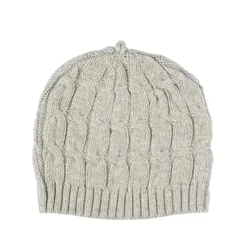 Rose Textiles - gorro de tricô cinza bebê