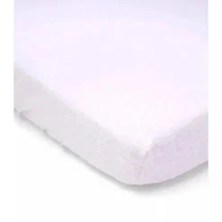 Rose Textiles - Lençol de berço de flanela estrela, rosa