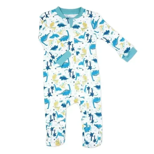 Rose Textiles - Macacão Boy Interlock, Dino