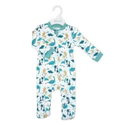 Rose Textiles - Macacão Boy Interlock, Dino